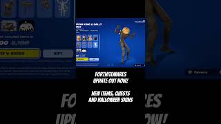 Fortnitemares update is out New items quests and Halloween skins fortnite fortniteclips gaming [upl. by Ettenwad]