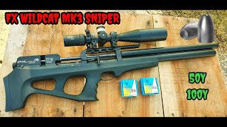 FX WILDCAT MK3 SNIPER VERSIONACCURACY FALCON SLUGSGOPRO 12 [upl. by Jeffry]