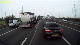 UK Bad Drivers  Motorway Morons 2019 02  Off Topic Nonsense [upl. by Ramar597]