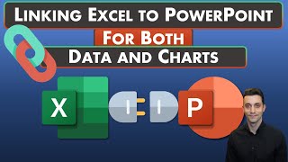 How to Link Excel to PowerPoint  Tables and Charts [upl. by Glynias834]