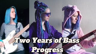 What 2 Years of Bass Practice Looks Like [upl. by Lyall88]