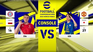 FINAL MUNDIAL DO EFOOTBALL  ZILO x UDI  CONSOLE [upl. by Gotthard663]