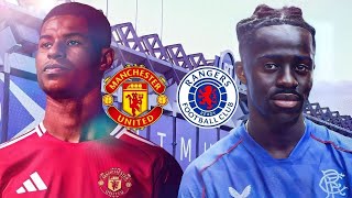 Manchester United vs Rangers Analysis  PreSeason Friendly  Leny Yoro Zirkzee [upl. by Eeneg780]