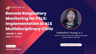 Remote Respiratory Monitoring for PALS Implementation in ALS Multidisciplinary Clinic [upl. by Yert]