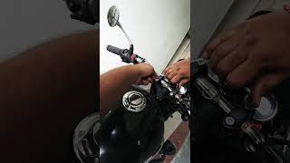 Royal Enfield meteor handlebar modification meteor650 thar scorpio fortuner jeep [upl. by Allerim]