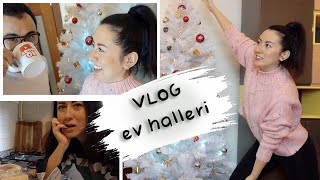 KAVGA DÖVÜŞ YILBAŞI AĞACI SÜSLEME 🖤🎄  Aşırı Tembel Makyajsız Filtresiz Vlog [upl. by Oiragelo186]