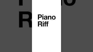 IPhone “Piano Riff” Ringtone [upl. by Adria]