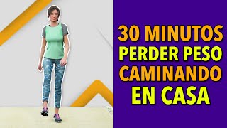 Entrenamiento de Caminata de 30 Min Para Bajar de Peso  Caminar en Casa [upl. by Avevoneg]