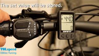 VOLspeed Tuning Giant  Operation with RideControl Plus [upl. by Etak]