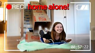 HOME ALONE Without Parents for 24 Hours Security Cameras [upl. by Valora]