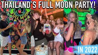 World Famous FULL MOON PARTY KOH PHANGAN THAILAND  Thailand Full Moon Party  Full Moon Party [upl. by Amak265]