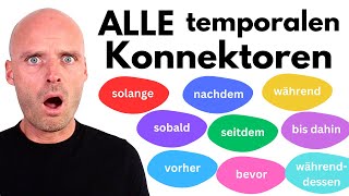 ALLE temporalen Konnektoren  Übungen für euch [upl. by Ralat837]