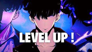 Jin woo  SOLO LEVELING  level up video anime sololeveling music [upl. by Gauthier]