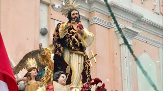 Entrada del Sagrado Corazón de Jesús de la parroquia vieja de la zona 6  Julio 2023 [upl. by Airehs884]