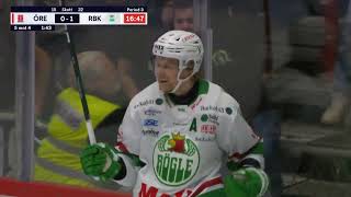 Rodrigo Ābols Shorthanded Goal vs Orebro Hockey 16092023  SHL [upl. by Sosthenna133]