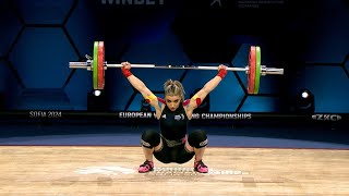 49kg European Weightlifting 2024 [upl. by Alta]