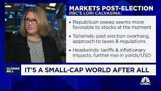 Small cap trade has a little room left to run says RBCs Lori Calvasina [upl. by Regazzi432]