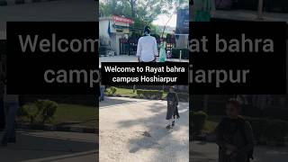 Rayat bahra campus Hoshiarpur An overview of campus ❤️❤️ lovecampus [upl. by Caraviello]