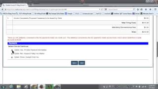 Florida Courts EFiling Portal  Fees and Payments [upl. by Ameehsat285]
