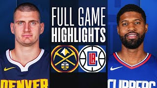 NUGGETS at CLIPPERS  FULL GAME HIGHLIGHTS  April 4 2024 [upl. by Tung]