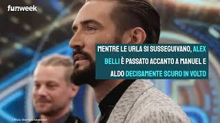 GF Vip urla per Aldo Montano e Bortuzzo cosa gli dicono La reazione di Alex Belli [upl. by Thant]