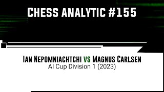 Ian Nepomniachtchi vs Magnus Carlsen  AI Cup Division 1 2023 [upl. by Oberstone]