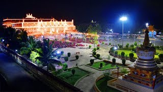 Gaden Jangtse Monastery Mundgod Tibetan settlement South India [upl. by Ahcila]