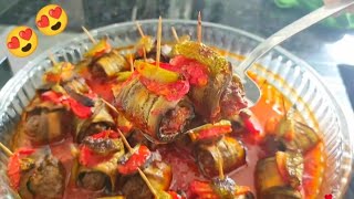 Enfes Köfteli Patlıcan Sarma Tarifi  İslim Kebabını Unutturacak Fırında Nefis Yemek [upl. by Martell806]