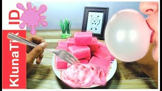 Makan Permen Karet  How to Eating Bubblegum Chewing gum Kluna Tik Dinner Style  ASMR Sound No Talk [upl. by Ggerc]