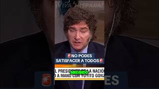 🚨NO SE PUEDE SATISFACER A TODOS🚨argentina milei politica lalibertadavanza libertad trump [upl. by Anev859]