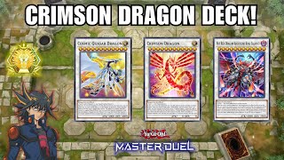 Crimson Dragon Deck  All Signers vs Evil META  YuGiOh Master Duel [upl. by Nnylodnewg]