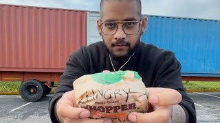 Trying the Angry Whopper from Burger King  AUG 5 [upl. by Childers]