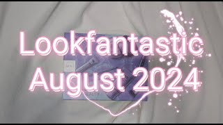 Lookfantastic beauty box August 2024 [upl. by Nylekoorb562]