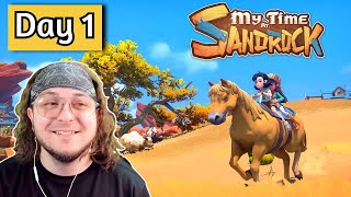 Starting a NEW RUN With NEW UPDATES  Day 1  My Time at Sandrock Early Access [upl. by Akeirahs]