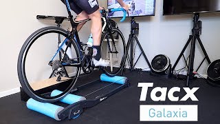 TACX Galaxia Rollers Unboxing Building First Ride Review [upl. by Frederique]