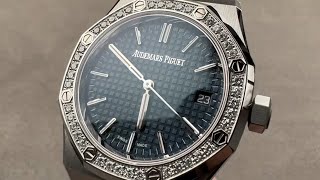 Audemars Piguet Royal Oak Midsize 15551STZZ1356ST05 Audemars Piguet Watch Review [upl. by Anael]