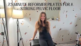 25 Minute Pelvic Floor Strengthening  Pilates Reformer Workout [upl. by Colston]