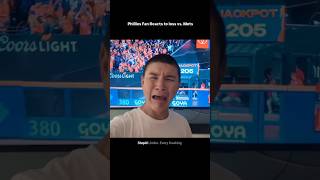 Phillies Fan Reacts to loss vs Mets 2024 MLB NLDS Game 4 [upl. by Aihsetan]