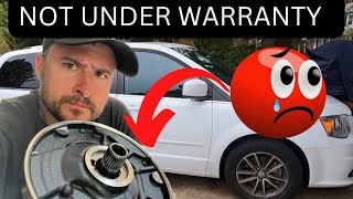 2017 DODGE CARAVAN TRANSMISSION WHINING  HOW TO DIAGNOSE AND REPLACE 62TE TRANSMISSION PUMP PART 1 [upl. by Hnahym]