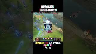 Intense Game Against Grand Master Storm PART 2 dota2 invoker grandmaster [upl. by Karlis]