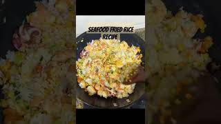 Seafood Fried Rice Recipe Try this 😋👍food friedrice [upl. by Alyakcm34]