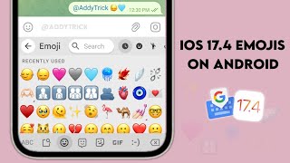 How To Get iOS 174 Emojis On Android  New iphone Emojis On Android 😍 [upl. by Sill391]