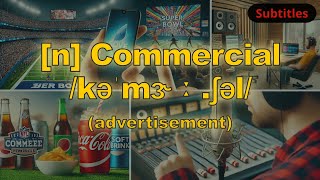 n Commercial meaning advertisement with 5 examples [upl. by Eelac]