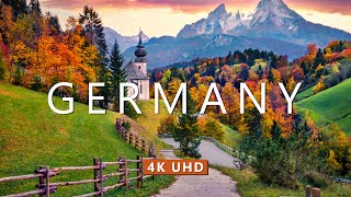 4K Drone Footage  Birds Eye View of Germany Europe  Relaxation Film with Calming Music [upl. by Ennovihc]