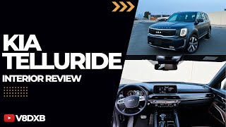 KIA Telluride Interior Review  V8DXB [upl. by Thant764]