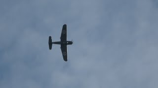 4K RARE Saab B17 at Duxford Battle of Britain airshow 2024 [upl. by Yerg283]