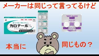 【薬剤科】新発売のカロナールAって医療用と同じなのか薬剤師が試してみた [upl. by Anelagna]