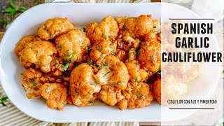 Spanish Garlic Cauliflower  Irresistibly Good amp Easy to Make [upl. by Ardeen]