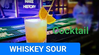 Whiskey sour 🥃 cocktail drink classicocktail alcoholicbeverage whiskey [upl. by Torry]