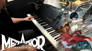 Metaphor Refantazio  Formidable Foe  Piano cover with sheets [upl. by Aineg]